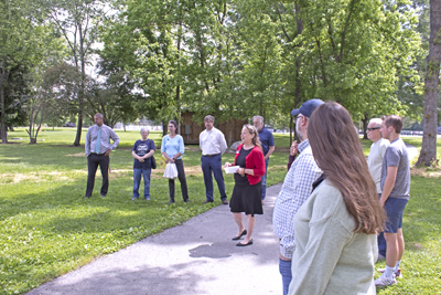 Picture from Story Walk ribbon cutting