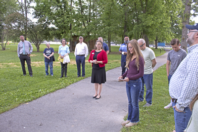 Picture from Story Walk ribbon cutting